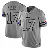 Nike Bills 17 Josh Allen 2019 Gray Gridiron Gray Vapor Untouchable Limited Jersey Dyin,baseball caps,new era cap wholesale,wholesale hats